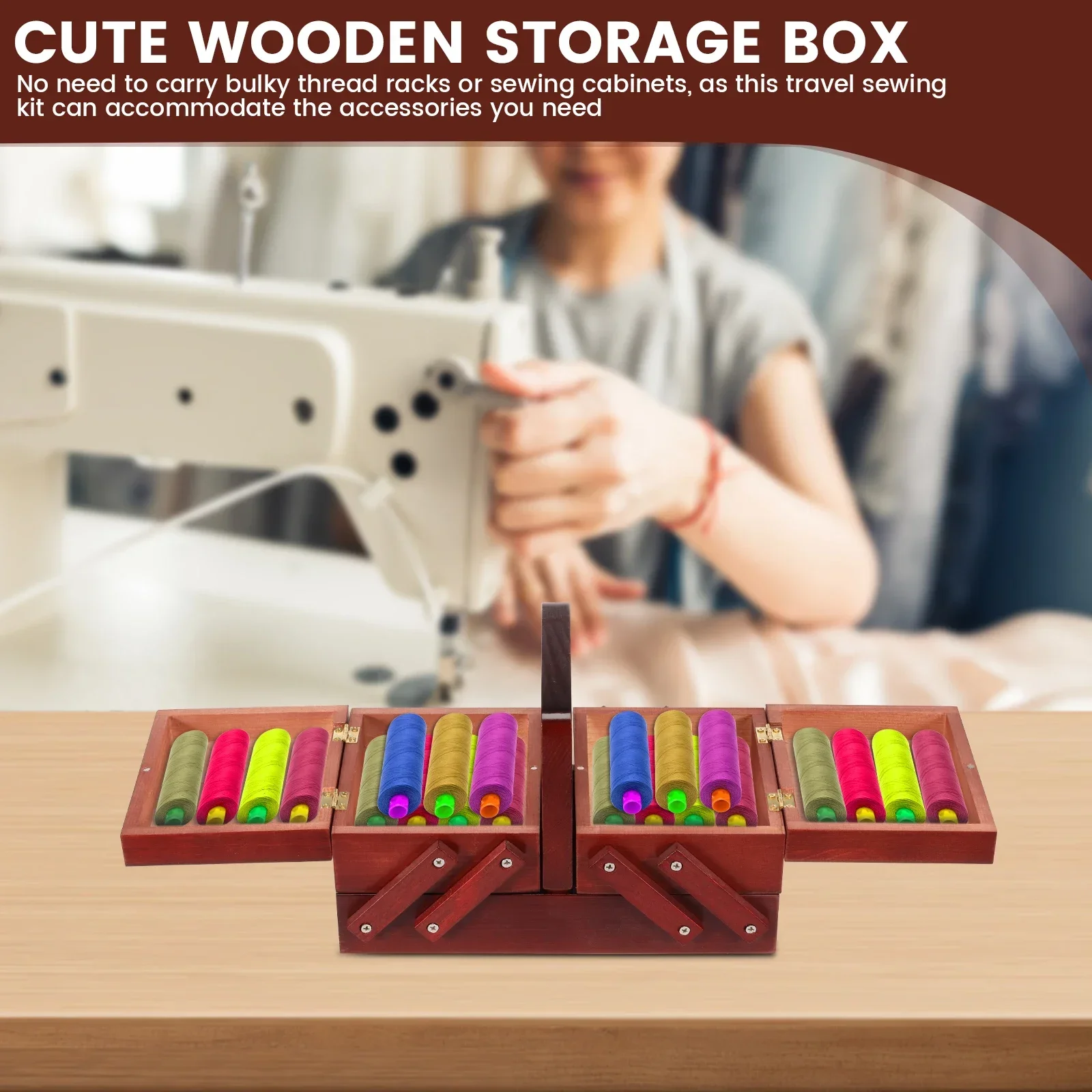 Expandable Sewing Thread Box W - Reel Case review and price