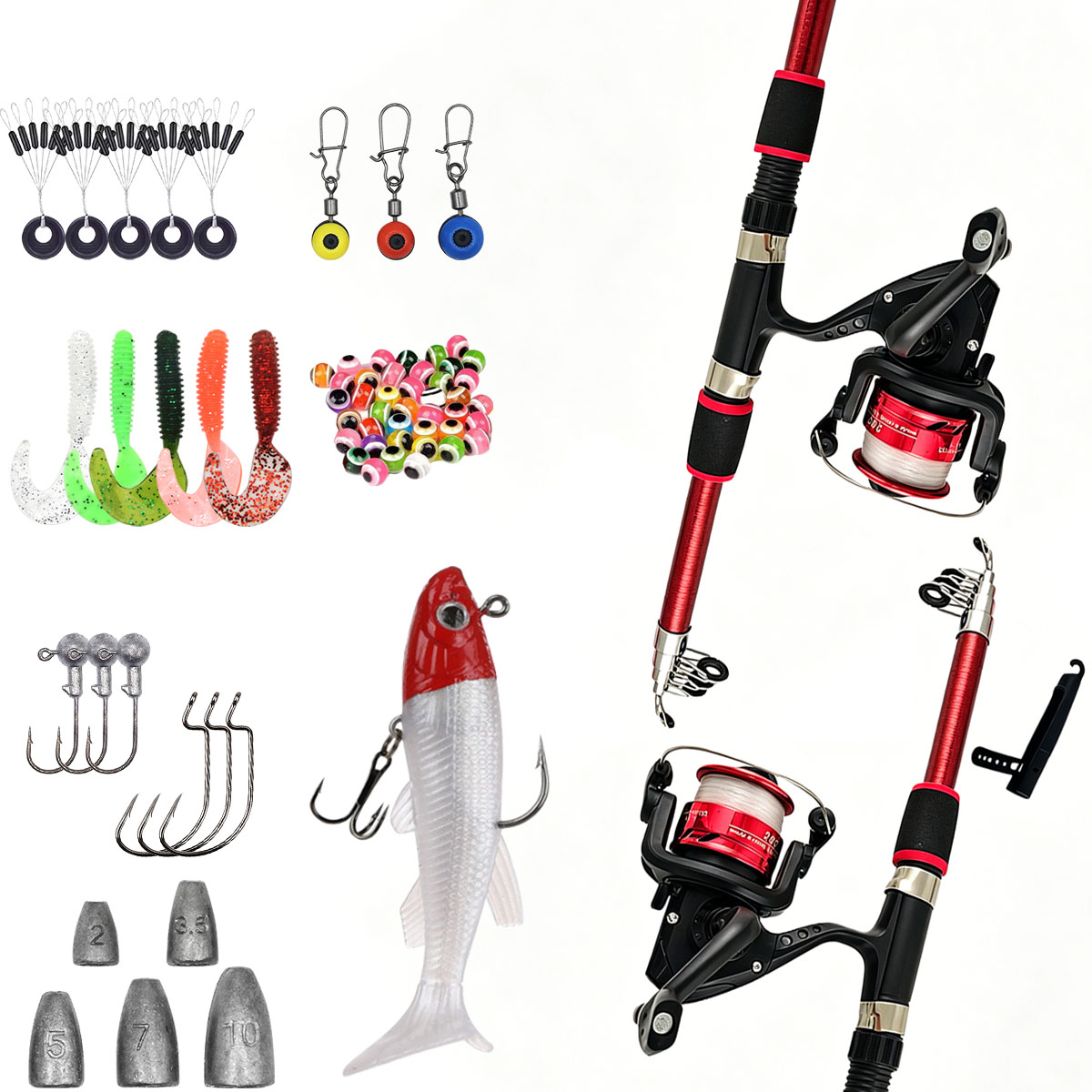 Spinning Fishing Rod and Reel  - Spincast Reel review and price
